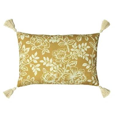 Image of Paoletti Somerton Cushion Cover, Honey, 35 x 50cm