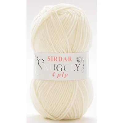 Image of Sirdar Snuggly 4 Ply Knitting Wool/Yarn Cream 303 per 50g ball
