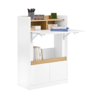 Image of Sobuy Home Office Folding Table Computer Desk Workstation,FWT109 WN