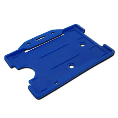 Image of ID Card It 10 x Pass Badge Holder for Lanyards and Retractable Reels (Blue)