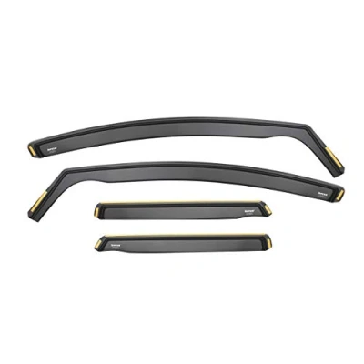 Image of iSpeed Wind Deflectors For Mercedes B Class mk3 W247 Hatchback 5Door 2019 onwards 4pc Keep Your Car Ventilated In Rain Reduce Turbulence Tinted Channel Type