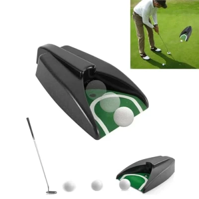 Image of Yuejooz Automatic Golf Putter Putting Cup, Return Machine, Indoor Trainer Putt Return, Training Aid for Practice, Outdoor Practice