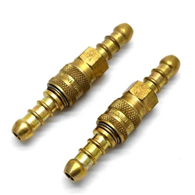 Image of continental/1stserie 2 X Inline Quick Release Fitting Coupling for 8mm i/d propane/butane Hose
