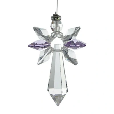 Image of Crystals lucky crystal angel, Crystal, Amethyst hell, 19,4 x 3,5 1 cm
