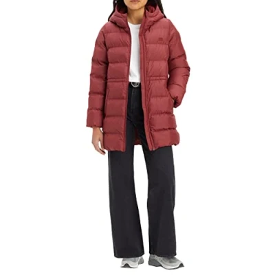 Image of Levi&#039;s Women&#039;s Hooded Midi Jacket, Syrah, M