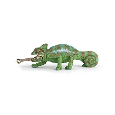 Image of Papo WILD ANIMAL KINGDOM Tiere Figurine, 50177 Chameleon, Multicolour