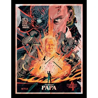 Image of Pyramid International Stranger Things Poster (Papa Design) 30cm x 40cm Official Merchandise ​
