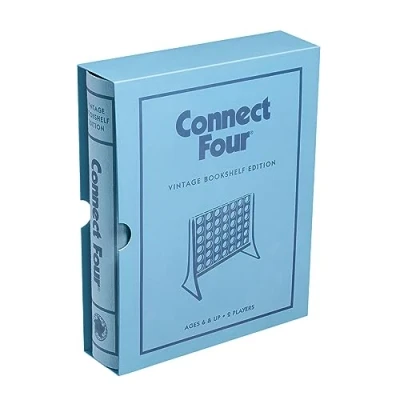 Image of WS Game Company Connect 4 Vintage Bookshelf Edition