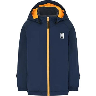 Image of LEGO Wear Jungen Unisex Winterjacke Skijacke 12.000 Wassersäule atmungsaktiv LWJalapo 703 Rain Jacket, 590, 80