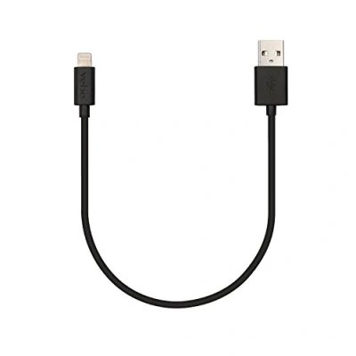 Image of Veho Pebble Certified MFi Lightning To USB Cable 0.2 Metre/0.7 Feet Charge and Sync Data Transfer (VPP 601 20CM)
