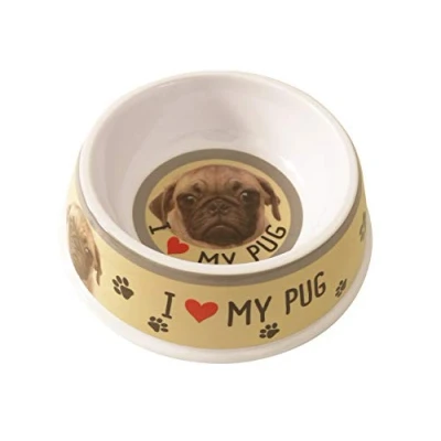 Image of Pug Pet Bowl Dog 20cm
