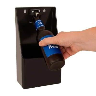 Image of Chabrias Ltd Pub Bar Stand Up/Wall Mounted Bottle Opener and Catcher UK Made 100% Recycled Plastic (1)