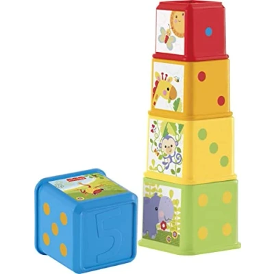 Image of Fisher Price CDC52 Stack and Explore Blocks