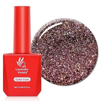 Image of Lavender Violets 15ml Gel Nail Polish UV LED Soak Off Lamp Curing Manicure Pedicure Larger Content Salon Quality Premium A0652