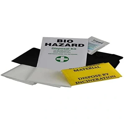 Image of Medic Aids Unit Biohazard Body Fluid Spillage Disposal Clean Up Refill Kit
