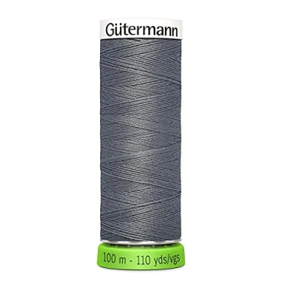 Image of Gütermann 723860 Gutermann Sew All 100% Recycled Polyester Thread 100mtr, 497 Grey, (100M) EU