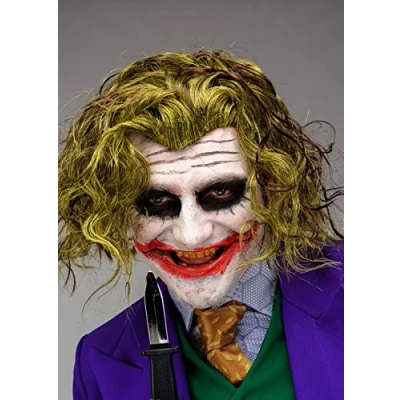 Image of Mens The Dark Knight Style Green Joker Wig