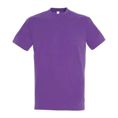 Image of SOLS Mens Imperial Heavyweight Short Sleeve T Shirt (Light Purple) Multicolour Cotton Size Medium