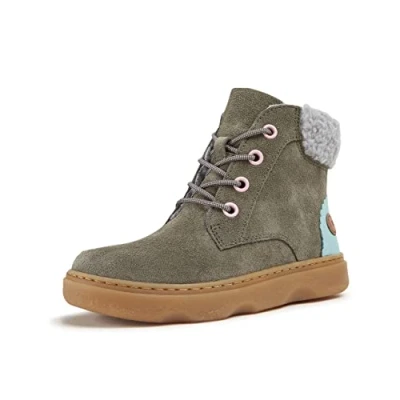 Image of Camper KIDO KIDS Laceup ankle boots for kids, Size: 12.5K, Dunkelgrau Suede