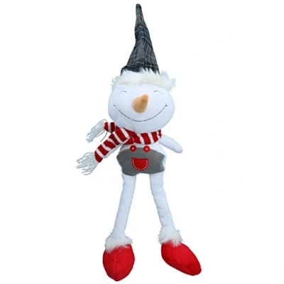 Image of AB Tools Rosewood Dog Plush Comfort Squeaky Jolly Snowman Toy 13x40cm