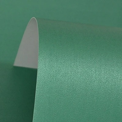 Image of Xmas Green Pearlised Card 300gsm A4 5 Sheets