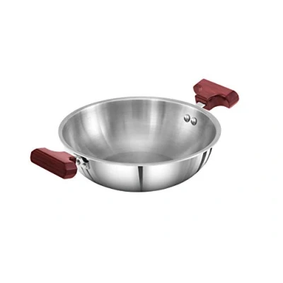 Image of Hawkins Tri ply Stainless Steel Deep Fry Pan, 1.5 Litre