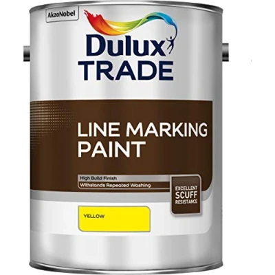 Image of Dulux Trade Line Marking Paint Yellow 5L