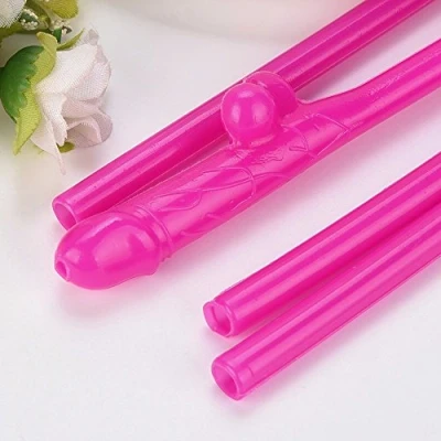 Image of Hen Party Straws,Reusable Classy Team Bride Drinking Straws Novelty Night Toy Games Accessories to Be Do Bag Filler Decor