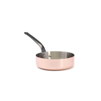 Image of De Buyer 6464.20 Inocuivre First Class Conical Sauté Pan with Cast Iron Handle without Lid, 20 cm Diameter