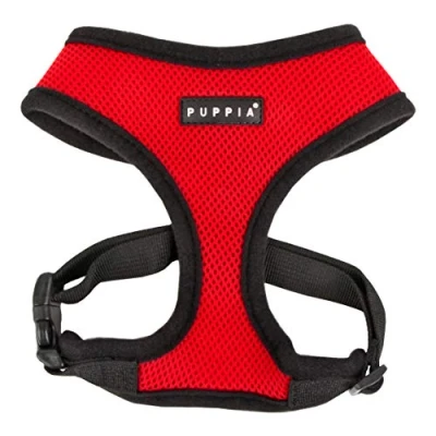Image of Puppia Soft Harness, M, Black