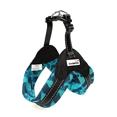 Image of Doodlebone Pattern Boomerang Dog Harness, Midnight Camo, 6 7