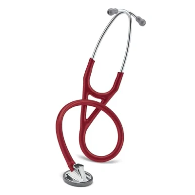 Image of 3M Littmann Master Cardiology Stethoscope 2163, Burgundy Tube