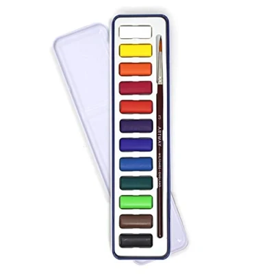 Image of Artway 2302690 Watercolour Paint Set with Size 3 Brush