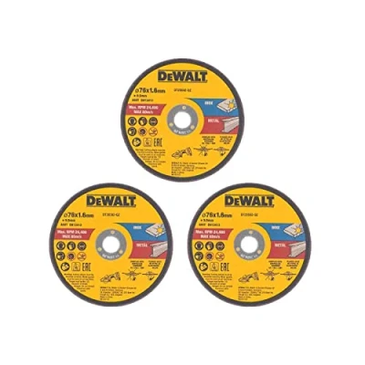 Image of DT20592 Bonded Abrasive Cutting Disc 76 x 1.6 9.5mm (3 Pack)