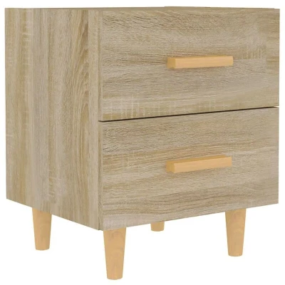 Image of vidaXL Bed Cabinet Sonoma Oak 40x35x47.5 cm