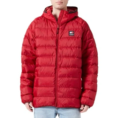 Image of Tommy Jeans Men Tjm Hooded Lt Down Jacket Ext Jackets, XS, Red