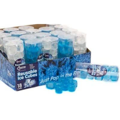 Image of PMS 18PC RE USABLE ICE CUBES IN PVC TUBE W/STICKER.2 COL.20P