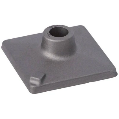 Image of Bosch Accessories 1618633101 Tamping Plate, 120mm x 130mm, Grey