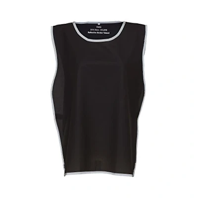 Image of Yoko Childrens/Kids Hi Vis Reflective Border Tabard (One Size) (Black)