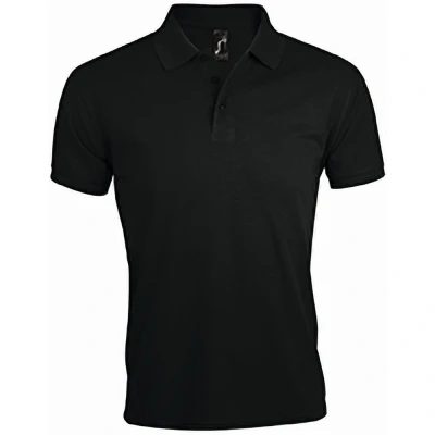 Image of Sols Prime men&#039;s Polo shirt in Black