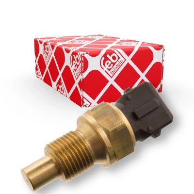 Image of 9603324880, 9621000680 Coolant Temperature Sensor FEBI BILSTEIN 106458 brown PEUGEOT: 106 II Hatchback, 306 Boxer Van