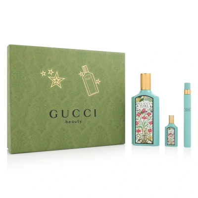 Image of Gucci Flora Gorgeous Jasmine Eau de Parfum 100ml Spray Gift Set