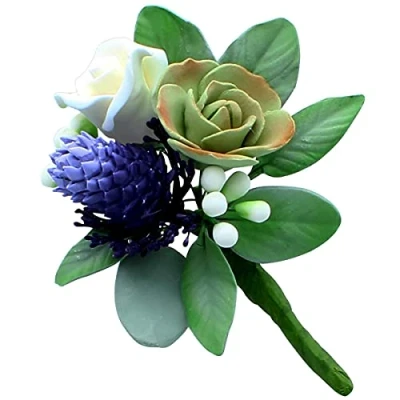Image of Art of cake ® Thistle and Rose Sugar spray 125mm for decoration (also known as Flower ) long (Non edible)