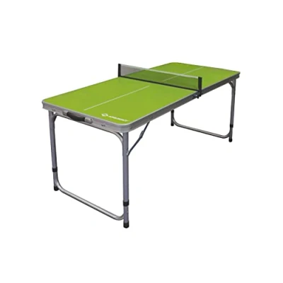 Image of Schildkröt Midi Table Tennis Table, Portable and Foldable 120 x 60 70 cm, Aluminum Box with Handles, Net Included, for All Indoor Outdoor Activities, 838580