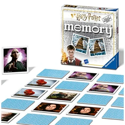 Image of Ravensburger Harry Potter Gifts for Boys &amp; Girls Mini Memory Game Age 3 Years Up Matching Picture Snap Pairs