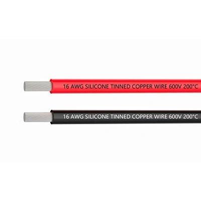 Image of TUOFENG 1.3mm²Electrical Wire, 16 AWG Silicone Wire Hook Up Cable 3 m [1.5 Black and 1.5 Red] Soft Flexible 252 Strands 0.08mm of Tinned Copper High Temperature Resistance