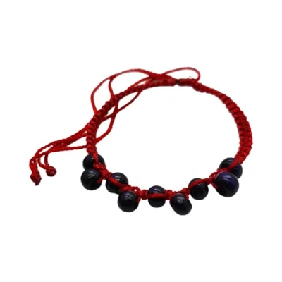 Image of VIE Naturals Beach Bracelet, Beaded, Red, One