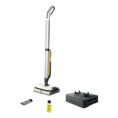 Image of Kärcher Floor Cleaner FC 7 Cordless, with 4 Microfibre Rollers, Battery Runtime: approx. 45 min, Area Performance per Charge: 175 m², White