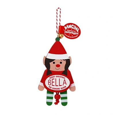 Image of History &amp; Heraldry Personalised Dancing Christmas tree Decorations (Bella)