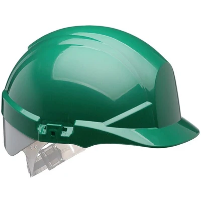 Image of Centurion Reflex Green Mid peak Helmet with Silver Rear Reflective Flash S12GSA